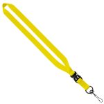3/4" Polyester Lanyard with Slide Buckle Release & Swivel Snap Hook - 1