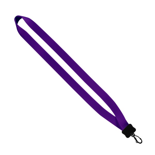 3/4" Smooth Nylon Lanyard with Plastic Clamshell & Swivel Snap Hook - 5