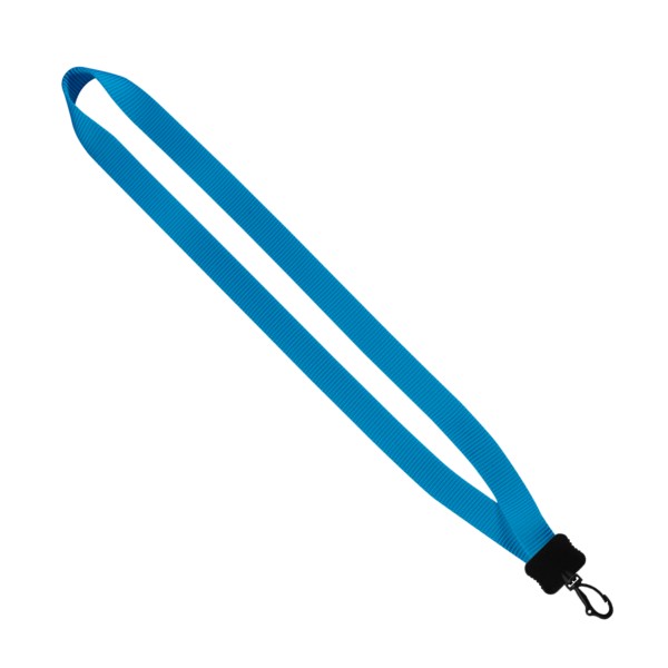 3/4" Smooth Nylon Lanyard with Plastic Clamshell & Swivel Snap Hook - 9