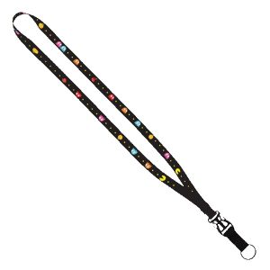 5/8" Tubular Lanyard with Plastic Slide-Buckle Release & Split-Ring