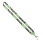 IMPORT Rush 3/4" Dye-Sublimated Lanyard with Silver Crimp & Split-Ring - 6