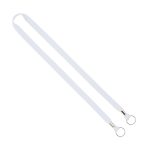 IMPORT Rush 5/8" Dye-Sublimated Lanyard with Dual Silver Crimps & Dual Silver Metal Split-Rings - 1