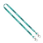 IMPORT Rush 5/8" Dye-Sublimated Lanyard with Dual Silver Crimps & Dual Silver Metal Split-Rings - 3