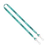 IMPORT Rush 5/8" Dye-Sublimated Lanyard with Dual Silver Crimps & Dual Silver Metal Split-Rings - 4