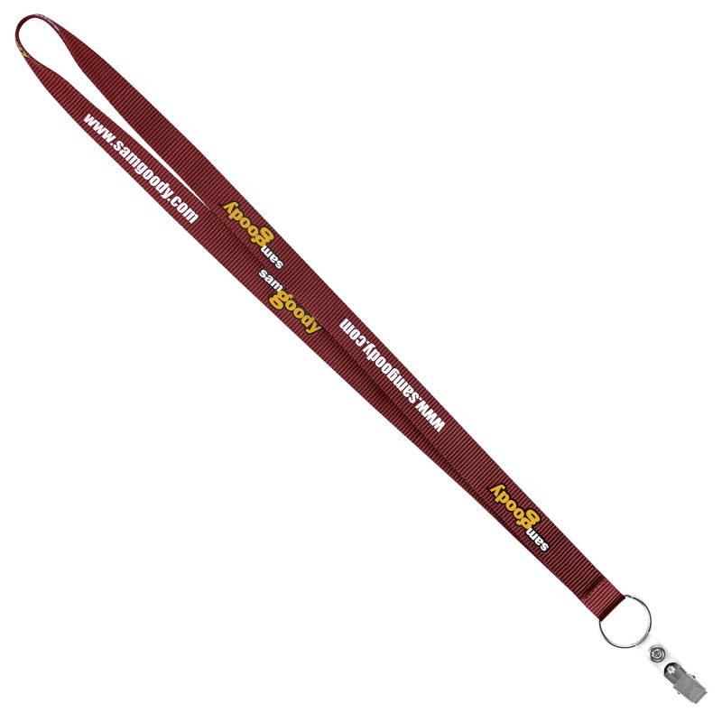 3/4" Recycled Screen Printed Lanyard (QuickShip) 18-24 Days - 2