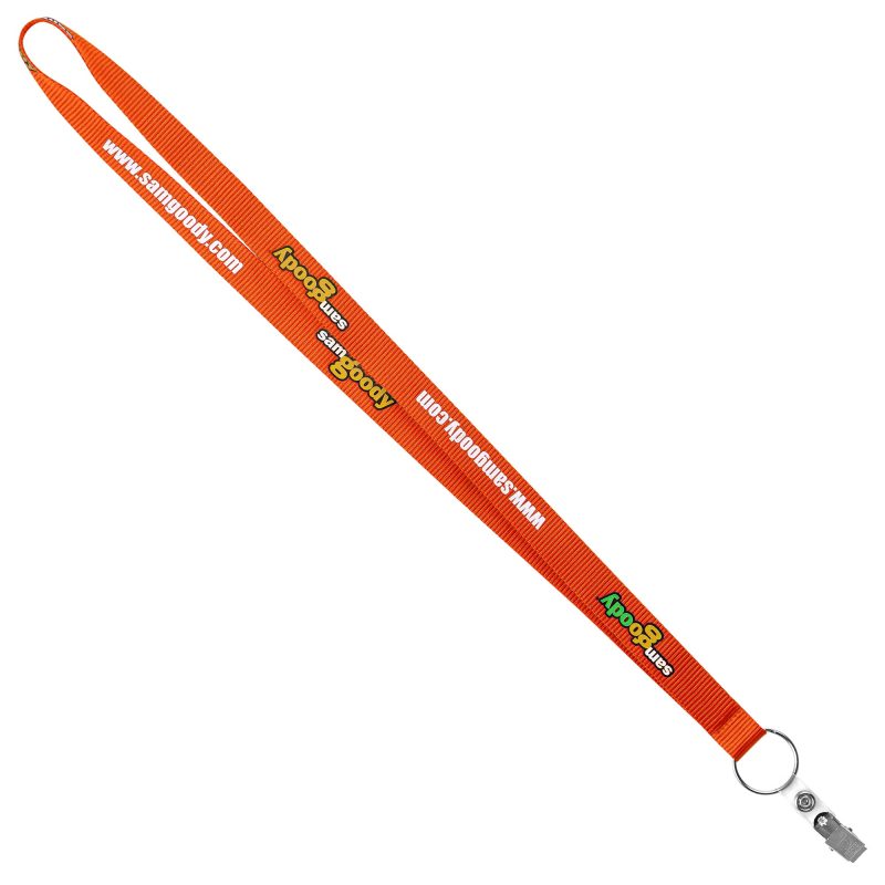 3/4" Recycled Screen Printed Lanyard (QuickShip) 18-24 Days - 3