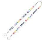 "ROMEO" 5/8" Dual Attachment Soft & Smooth Sublimation Lanyard - 2