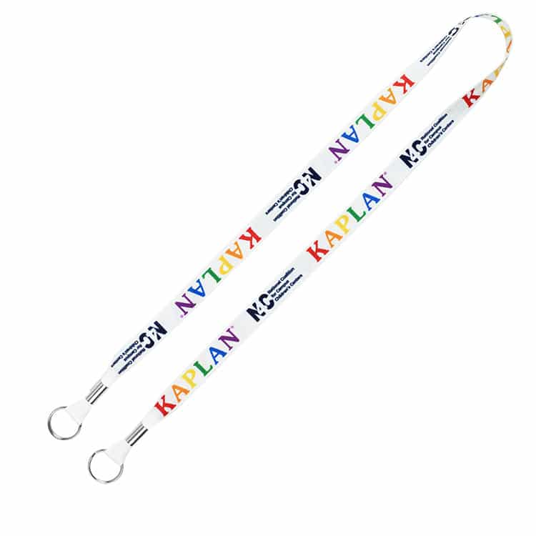 "ROMEO" 5/8" Dual Attachment Soft & Smooth Sublimation Lanyard - 2