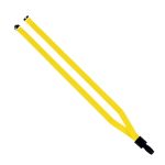 1/2" Polyester Lanyard with Non-Swivel Plastic Hook - 3