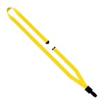 1/2" Polyester Lanyard with Non-Swivel Plastic Hook - 4