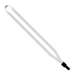 1/2" Polyester Lanyard with Non-Swivel Plastic Hook - 5