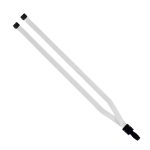 1/2" Polyester Lanyard with Non-Swivel Plastic Hook - 9