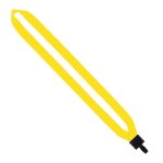 3/4" Polyester Lanyard with Non-Swivel Plastic Hook - 1