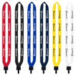 3/4" Polyester Lanyard with Non-Swivel Plastic Hook