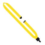 3/4" Polyester Lanyard with Non-Swivel Plastic Hook - 7