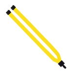 3/4" Polyester Lanyard with Non-Swivel Plastic Hook - 8