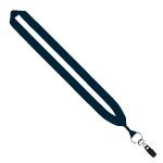 1" Cotton Lanyard with Metal Crimp & Metal Bulldog Clip - 7