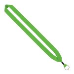 1" Cotton Lanyard with Metal Crimp & Metal Split-Ring - 7
