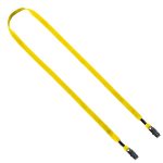 1/2" Cotton Double Bulldog Clip Lanyard - 1