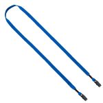 1/2" Cotton Double Bulldog Clip Lanyard - 9