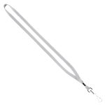1/2" Cotton Lanyard with Metal Crimp & Swivel Snap Hook - 2