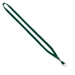 1/2" Cotton Lanyard with Metal Crimp & Swivel Snap Hook - 8