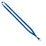 1/2" Cotton Lanyard with Metal Crimp & Swivel Snap Hook - 9