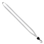 1/2" Cotton Lanyard with Plastic Clamshell & Swivel Snap Hook - 2