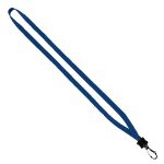 1/2" Cotton Lanyard with Plastic Clamshell & Swivel Snap Hook - 5