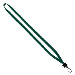 1/2" Cotton Lanyard with Plastic Clamshell & Swivel Snap Hook - 8