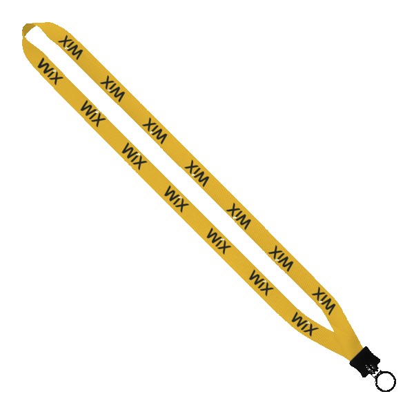 12-Dye-Sublimated-Waffle-Weave-Lanyard-LWS12P 1/2" Dye-Sublimated Waffle Weave Lanyard