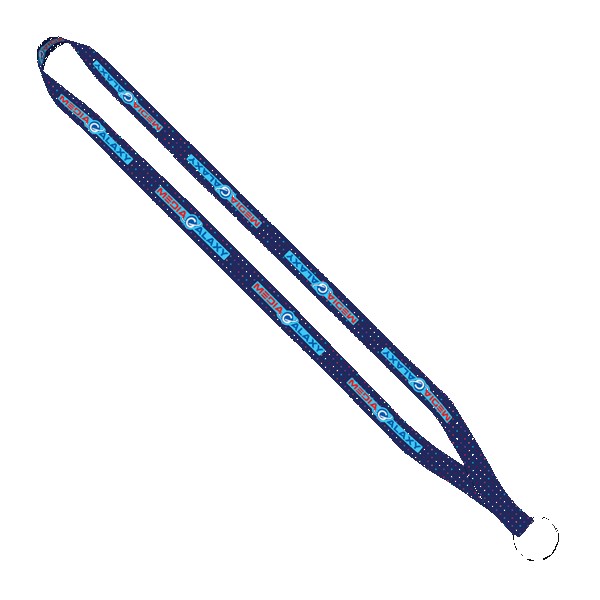 12-Polyester-Dye-Sublimated-Lanyard-LS12SM 1/2" Polyester Dye Sublimated Lanyard