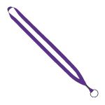 1/2" Polyester Lanyard with Metal Crimp & Split-Ring - 4