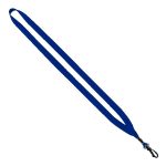 1/2" Polyester Lanyard with Plastic Swivel Snap Hook - 5