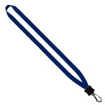 1/2" Smooth Nylon Lanyard with Plastic Clamshell & Swivel Snap Hook - 5