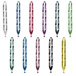 3/4" Cotton Lanyard with Metal Crimp & Split-Ring