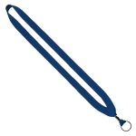 3/4" Cotton Lanyard with Metal Crimp & Split-Ring - 4