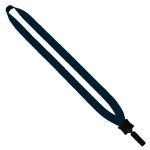 3/4" Cotton Lanyard with Plastic Clamshell & Bulldog Clip - 7