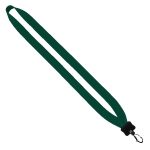 3/4" Cotton Lanyard with Plastic Clamshell & Swivel Snap Hook - 8