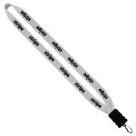 3/4" Cotton Lanyard with Plastic Snap-Buckle Release & Swivel Hook