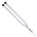 3/4" Dye-Sublimated Lanyard with Metal Crimp and Metal Swivel Snap Hook - 1