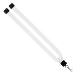3/4" Dye-Sublimated Lanyard with Plastic Clamshell & Plastic O-Ring - 2