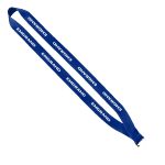 3/4" Economy Polyester Lanyard with Sewn Silver Tone Swivel Snap Hook - 9