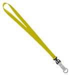 3/4" Multi color (Top and bottom) Nylon Lanyard with Plastic Slide Buckle R - 1