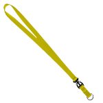 3/4" Multi color (Top and bottom) Nylon Lanyard with Plastic Slide Buckle R - 2