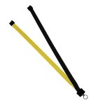 3/4" Multi color (left and right) Polyester Lanyard with Plastic Clamshell - 4