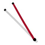3/4" Multi color (left and right) Polyester Lanyard with Plastic Clamshell - 7