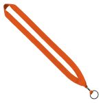 3/4" Polyester Lanyard with Metal Crimp & Split-Ring - 4