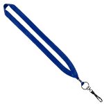 3/4" Polyester Lanyard with Metal Crimp & Swivel Snap Hook - 4
