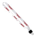 3/4" Polyester Lanyard with Plastic Clamshell and O-Ring - 8